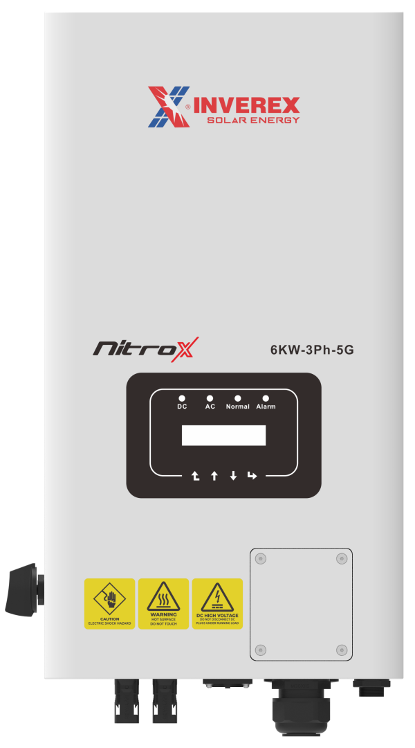 Inverex NitroX 6kW Three-Phase On-Grid Solar Inverter (5G Series)